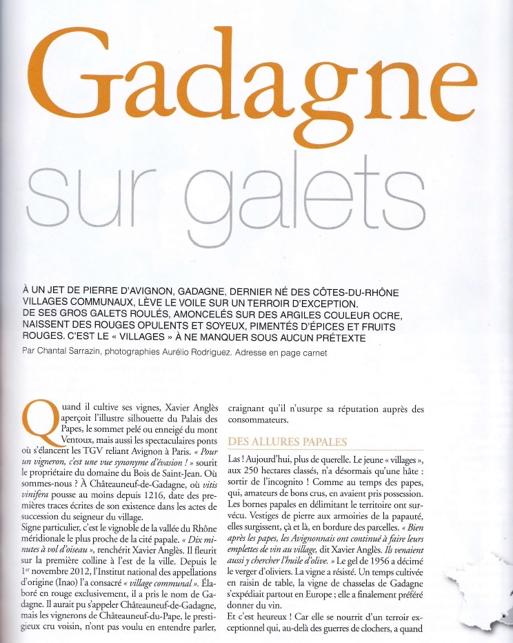 Article Gadagne 2ème page
